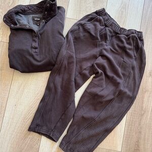 Aerie Chocolate Brown Joggers